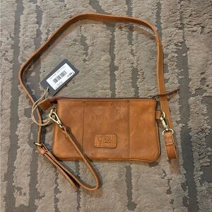 Brown Leather Crossbody Bag